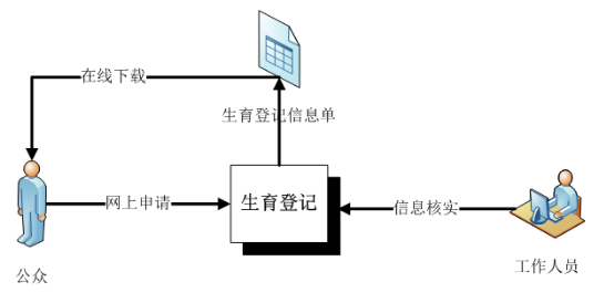 生育登记流程图